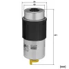 Kraftstofffilter MANN-FILTER WK 8158 Bild Kraftstofffilter MANN-FILTER WK 8158