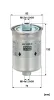 Kraftstofffilter MANN-FILTER WK 830/6 x Bild Kraftstofffilter MANN-FILTER WK 830/6 x