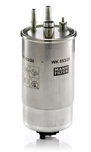 Kraftstofffilter MANN-FILTER WK 853/20 Bild Kraftstofffilter MANN-FILTER WK 853/20