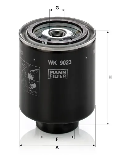 Kraftstofffilter MANN-FILTER WK 9023 z Bild Kraftstofffilter MANN-FILTER WK 9023 z