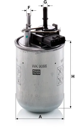 Kraftstofffilter MANN-FILTER WK 9066 Bild Kraftstofffilter MANN-FILTER WK 9066