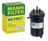 Kraftstofffilter MANN-FILTER WK 939/7 Bild Kraftstofffilter MANN-FILTER WK 939/7