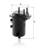 Kraftstofffilter MANN-FILTER WK 939/8 x Bild Kraftstofffilter MANN-FILTER WK 939/8 x