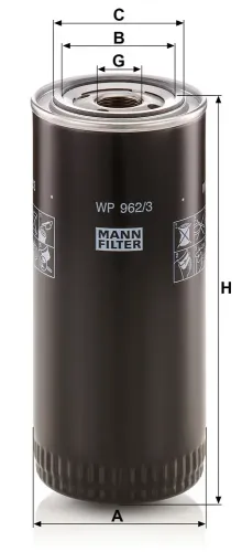 Kraftstofffilter MANN-FILTER WP 962/3 x Bild Kraftstofffilter MANN-FILTER WP 962/3 x