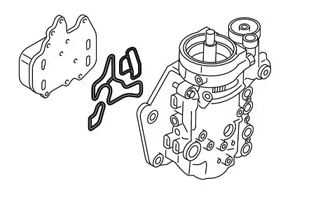 Dichtung, Kraftstofffilter Zwischen Wärmetauscher und Kraftstofffilter ELRING 340.330