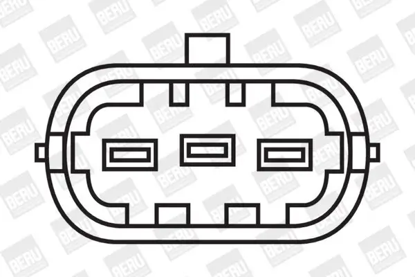 Zündspule 12 V BorgWarner (BERU) ZS031