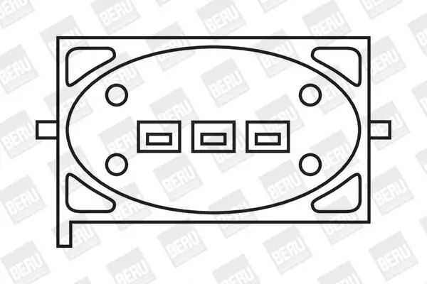 Zündspule 12 V BorgWarner (BERU) ZS239