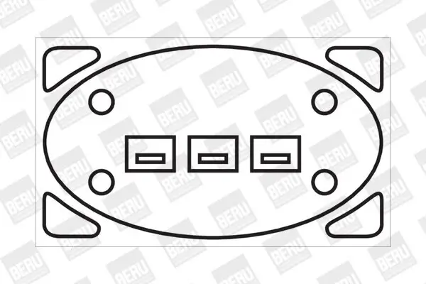 Zündspule 12 V BorgWarner (BERU) ZS238