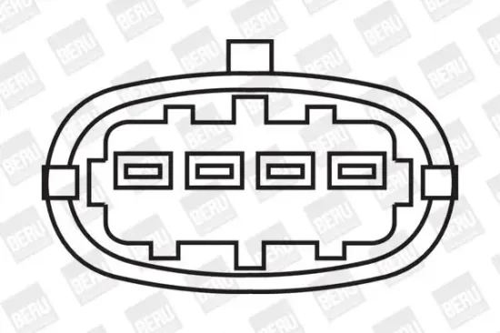 Zündspule 12 V BorgWarner (BERU) ZSE019 Bild Zündspule 12 V BorgWarner (BERU) ZSE019