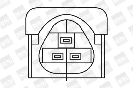 Zündspule 12 V BorgWarner (BERU) ZS324 Bild Zündspule 12 V BorgWarner (BERU) ZS324