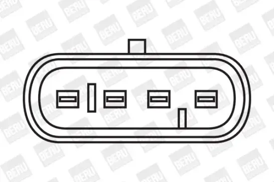 Zündspule 12 V BorgWarner (BERU) ZS354 Bild Zündspule 12 V BorgWarner (BERU) ZS354