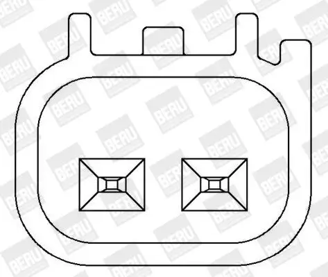 Zündspule 12 V BorgWarner (BERU) ZS408 Bild Zündspule 12 V BorgWarner (BERU) ZS408