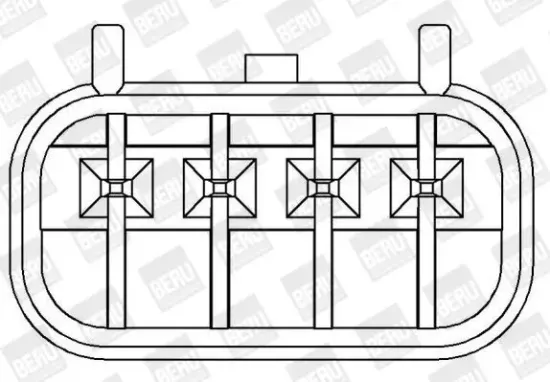 Zündspule 12 V BorgWarner (BERU) ZS372 Bild Zündspule 12 V BorgWarner (BERU) ZS372