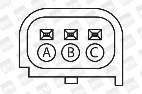 Zündspule 12 V BorgWarner (BERU) ZS387 Bild Zündspule 12 V BorgWarner (BERU) ZS387