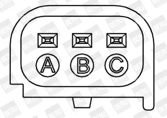 Zündspule 12 V BorgWarner (BERU) ZS387 Bild Zündspule 12 V BorgWarner (BERU) ZS387