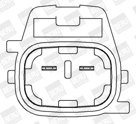Zündspule 12 V BorgWarner (BERU) ZS396 Bild Zündspule 12 V BorgWarner (BERU) ZS396