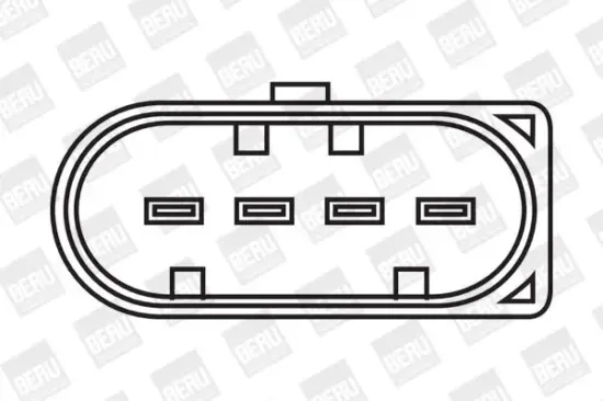 Zündspule 12 V BorgWarner (BERU) ZSE054 Bild Zündspule 12 V BorgWarner (BERU) ZSE054