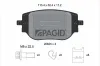 Bremsbelagsatz, Scheibenbremse Hinterachse PAGID T3184N