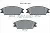 Bremsbelagsatz, Scheibenbremse Vorderachse PAGID T0366N