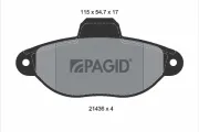 Bremsbelagsatz, Scheibenbremse Vorderachse PAGID T9031N
