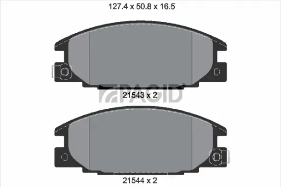 Bremsbelagsatz, Scheibenbremse Vorderachse PAGID T3003N Bild Bremsbelagsatz, Scheibenbremse Vorderachse PAGID T3003N