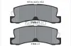Bremsbelagsatz, Scheibenbremse Hinterachse PAGID T0393N