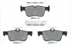 Bremsbelagsatz, Scheibenbremse Hinterachse PAGID T2796N