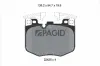 Bremsbelagsatz, Scheibenbremse Vorderachse PAGID T2547N
