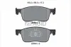 Bremsbelagsatz, Scheibenbremse Vorderachse PAGID T2666N