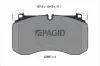 Bremsbelagsatz, Scheibenbremse Vorderachse PAGID T2850N