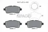 Bremsbelagsatz, Scheibenbremse Vorderachse PAGID T2702N