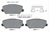 Bremsbelagsatz, Scheibenbremse Vorderachse PAGID T2768N