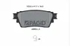 Bremsbelagsatz, Scheibenbremse Hinterachse PAGID T2755N