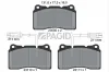 Bremsbelagsatz, Scheibenbremse Vorderachse PAGID T5113N