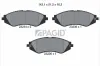 Bremsbelagsatz, Scheibenbremse Vorderachse PAGID T3106N