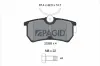 Bremsbelagsatz, Scheibenbremse Hinterachse PAGID T5118N