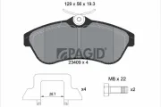 Bremsbelagsatz, Scheibenbremse PAGID T1236N