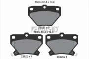 Bremsbelagsatz, Scheibenbremse Hinterachse PAGID T3117N