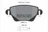 Bremsbelagsatz, Scheibenbremse Hinterachse PAGID T1538N