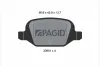 Bremsbelagsatz, Scheibenbremse Hinterachse PAGID T1260N