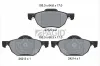 Bremsbelagsatz, Scheibenbremse Vorderachse PAGID T1397N