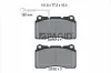 Bremsbelagsatz, Scheibenbremse Vorderachse PAGID T1883N
