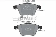 Bremsbelagsatz, Scheibenbremse Vorderachse PAGID T1223N