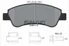 Bremsbelagsatz, Scheibenbremse Vorderachse PAGID T1422N