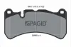 Bremsbelagsatz, Scheibenbremse Vorderachse PAGID T1998N