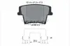 Bremsbelagsatz, Scheibenbremse Hinterachse PAGID T2582N