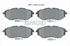 Bremsbelagsatz, Scheibenbremse Vorderachse PAGID T1518N