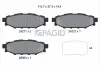 Bremsbelagsatz, Scheibenbremse Hinterachse PAGID T1543N