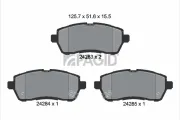 Bremsbelagsatz, Scheibenbremse Vorderachse PAGID T1778N
