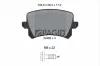 Bremsbelagsatz, Scheibenbremse Hinterachse PAGID T1699N